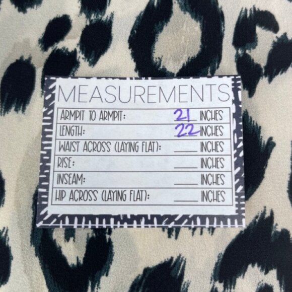 ZARA | Black & Gray Leopard Print Long Sleeve Layered Blouse | Size M - Picture 13 of 14